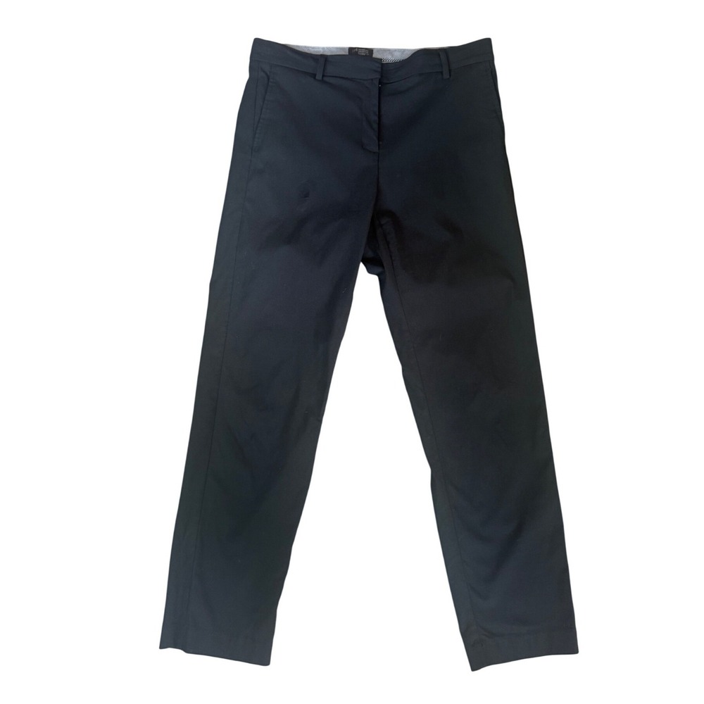 J Jill Wearever Collection Black Pants Sz 8 Refined Woven Trousers Ankle Office